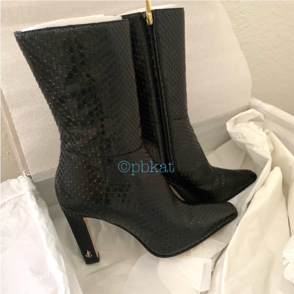 New Jimmy Choo Python Boots - Picture 8 of 13